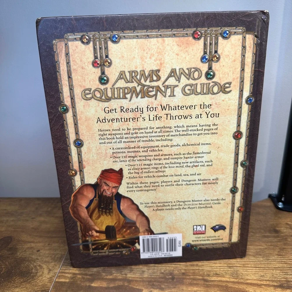 Dungeons and Dragons Arms and Equipment Guide Hardcover 2003 First Printing d20